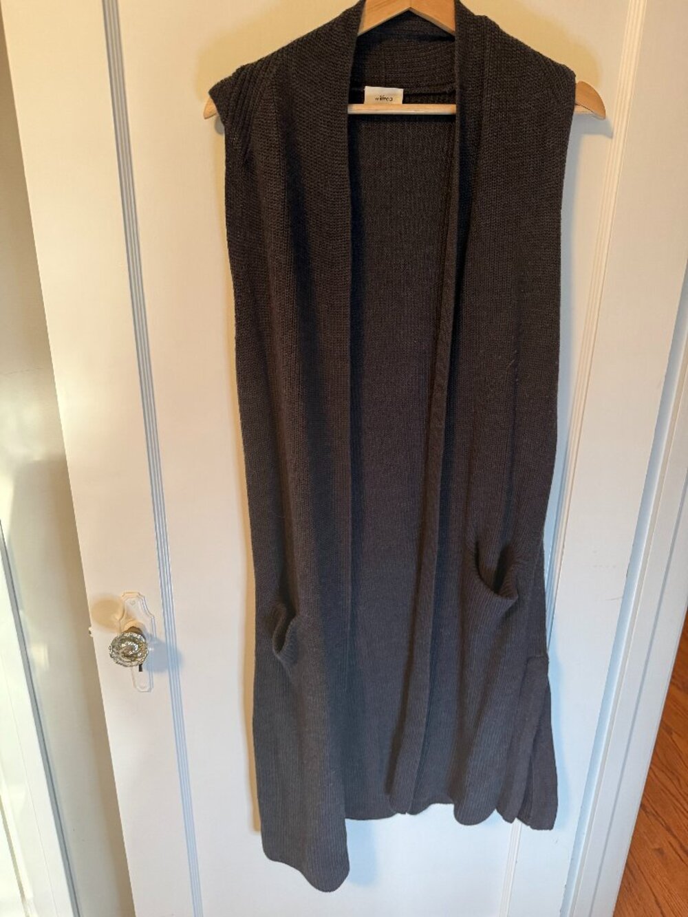 Gray Artizia (Wilfred) long cardigan size small.